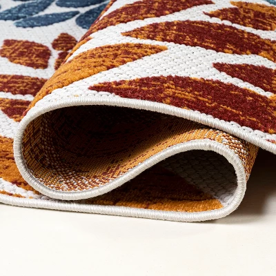 Crisantemo Floral Indoor/Outdoor Area Rug - JONATHAN Y 10 Crisantemo Floral Indoor/Outdoor Area Rug - JONATHAN Y - Image 10