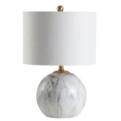 JONATHAN Y Luna Faux Marble Resin LED Table Lamp -Furniture store GUEST f3788be7 97ff 4db7 a019 84dcf5999ec7