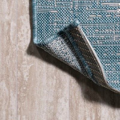 Scandi Minimalist Border Indoor/Outdoor Area Rug - JONATHAN Y 6 Scandi Minimalist Border Indoor/Outdoor Area Rug - JONATHAN Y - Image 6