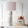 31" Evelyn Resin Table Lamp (Includes LED Light Bulb) Silver - JONATHAN Y
