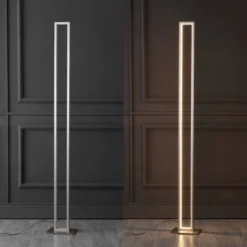 JONATHAN Y Johan 59.5" LED Integrated Aluminum Floor Lamp Nickel: ETL Listed, 3000K Warm Light Includes LED Bulb 13 JONATHAN Y Johan 59.5" LED Integrated Aluminum Floor Lamp Nickel: ETL Listed, 3000K Warm Light Includes LED Bulb -Furniture store GUEST fc3e56f6 cfe9 43f1 a051 92f026b71172