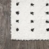 Pele Modern Geometric Dot Shag Indoor Area Rug - JONATHAN Y