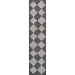 JONATHAN Y Draper Classic Geometric Diamond Pattern Area Rug