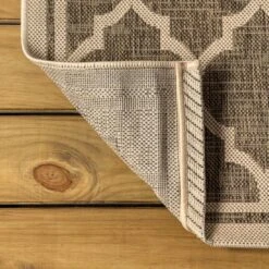 Trebol Moroccan Trellis Textured Weave Indoor/Outdoor Area Rug - JONATHAN Y -Furniture store GUEST fe246d3f d68e 462e 85b6 8bec47adae0d