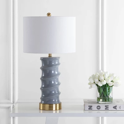 28" Ceramic Taipei Table Lamp (Includes Energy Efficient Light Bulb) - JONATHAN Y 2 28" Ceramic Taipei Table Lamp (Includes Energy Efficient Light Bulb) - JONATHAN Y - Image 2